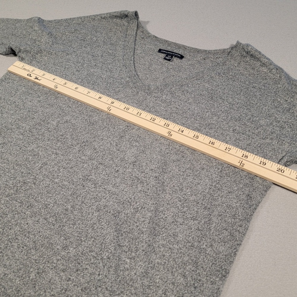 American‎ Eagle Outfitters Sweater Women's Gray V Neck Lightweight Size Small - Picture 8 of 10